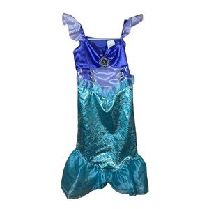Disney The Little Mermaid Ariel Dress Costume 4-6X